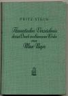 Stein, Thematisches Verzeichnis der im Druck erschienenen Werke von Max Reger