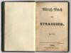 Adreß-Buch von Straubing Mai 1855.
