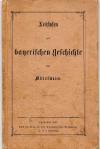 Leitfaden zur bayerischen Geschichte für Mittelschulen.
