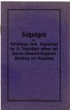 Satzungen der Vereinigung ehem. Angehöriger des 13. Bayerischen aktiven und rese