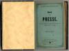 Morre, Sammelband. Enthält: 1) Durch die Pressse. Posse mit Gesangin 1 Akt. 1871