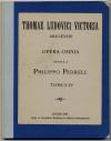 Pedrello, Thomae Ludovici Victoria abulensis. Opera Omnia Ornata A Tomus IV. Mis